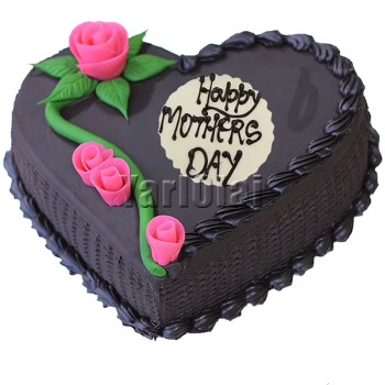 Mother's day Heart -Cake